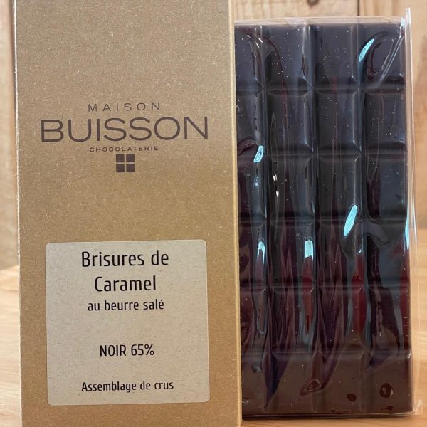 Tablette chocolat noir aux brisures de caramel – Image 3