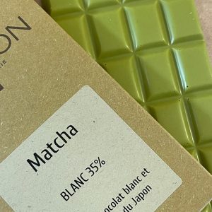 Tablette de chocolat au Matcha