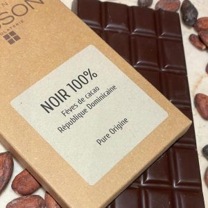 Tablette 100% cacao origine République Dominicaine