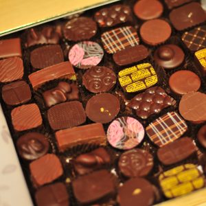 Assortiment de 62 chocolats fins