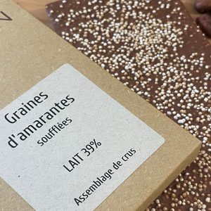 Tablette aux graines d'amarante soufflées