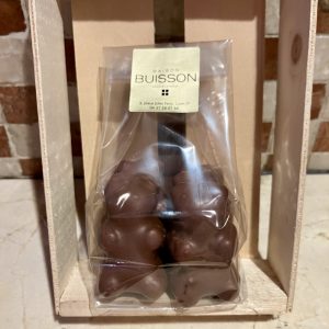 6 oursons guimauves vanille chocolat au lait