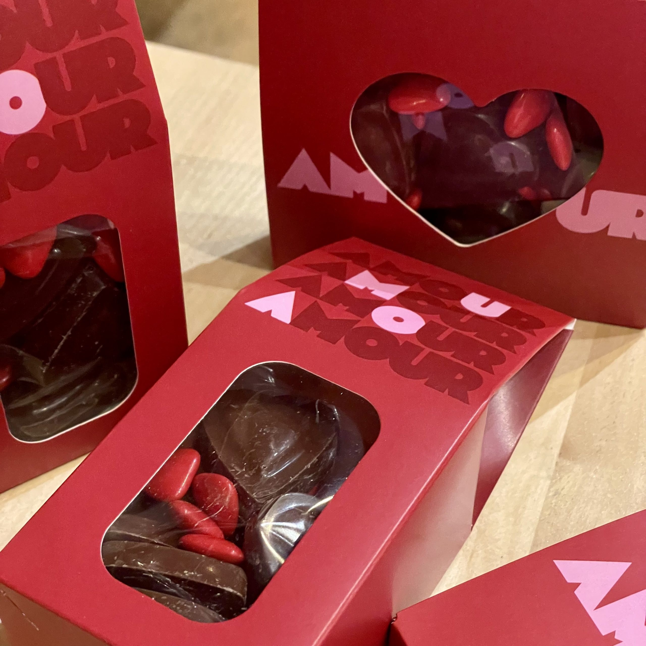 Coeurs en chocolat au lait â Image 2