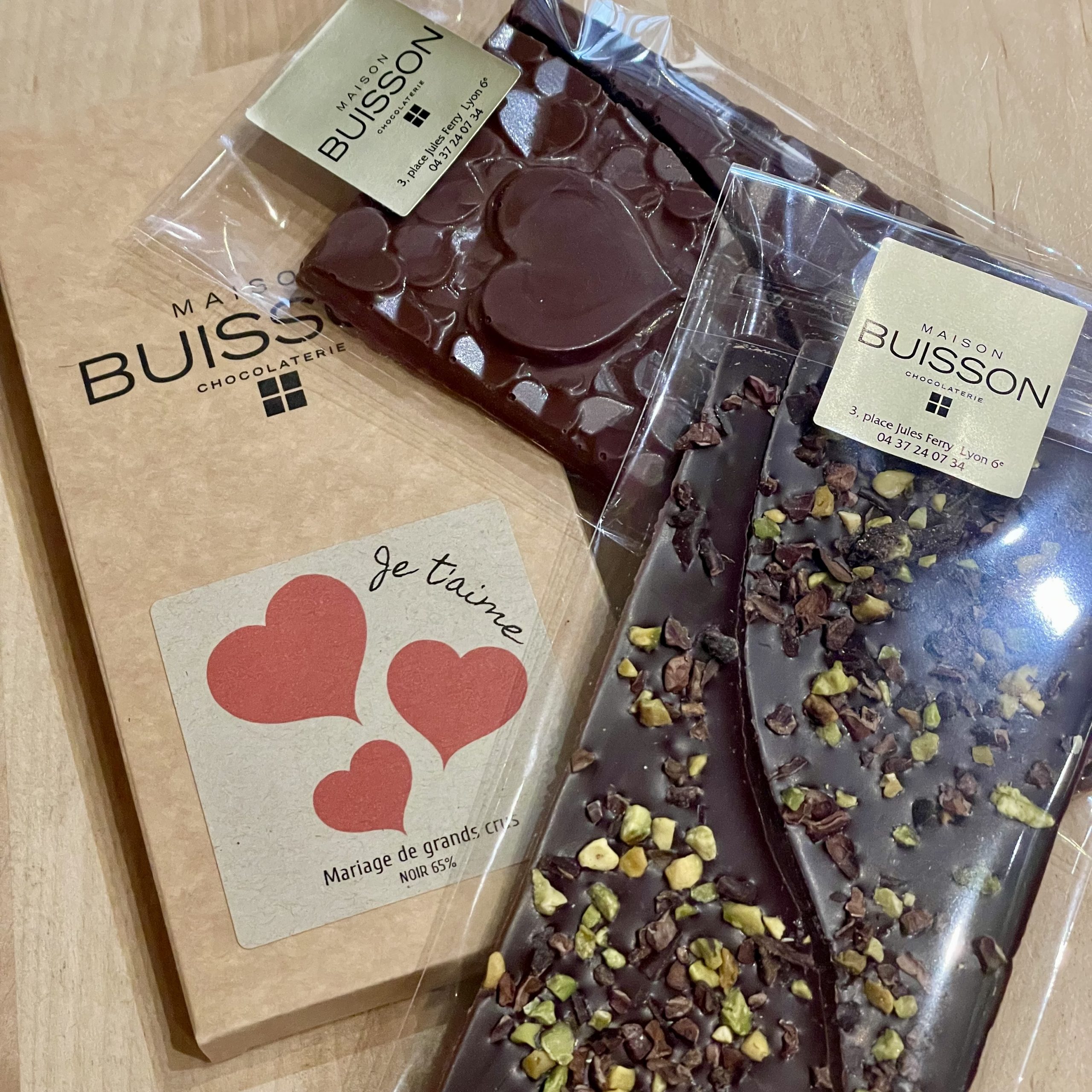 Tablette chocolat au lait duo à partager